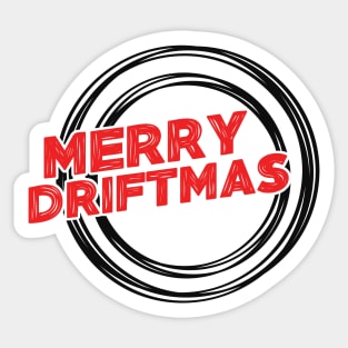 Merry Driftmas Sticker